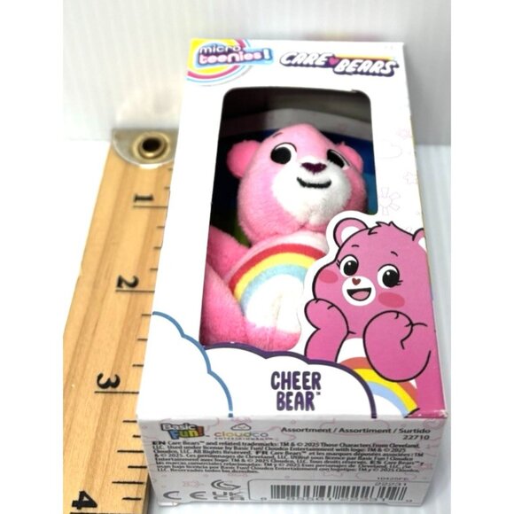 Care Bears Micro Plush Cheer Bear Mini Stuffed Toy Collectible 4" Cute Gift NEW - Picture 7 of 7